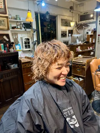 ショート パーマ 🌱洒落てるパーマ 🌱ショート/緒方椋のヘアスタイル