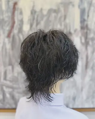 ショート パーマ bon hair &make    千里中央　ザ・タワー店所属・✂︎正木 克拓のヘアスタイル