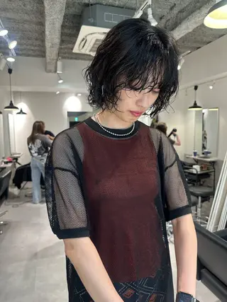 パーマ CIERA.南船場所属・yuna🧡/心斎橋 ハイトーン/ブリーチのヘアスタイル