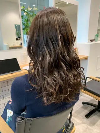 ロング カラー レイヤーカット/ 艶カラー/RYOMAのヘアスタイル
