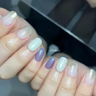 ミディアム ネイル richeri beautyのネイルデザイン