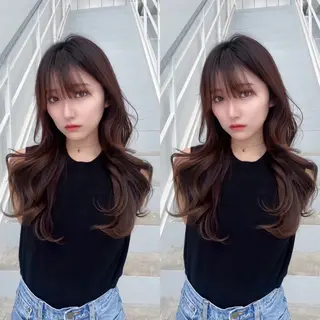 ロング カラー 韓国ヘア/髪質改善 TAKAHIROのヘアスタイル