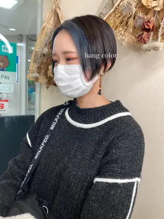 ショート カラー 初めてのショート お任せください✂️のヘアスタイル