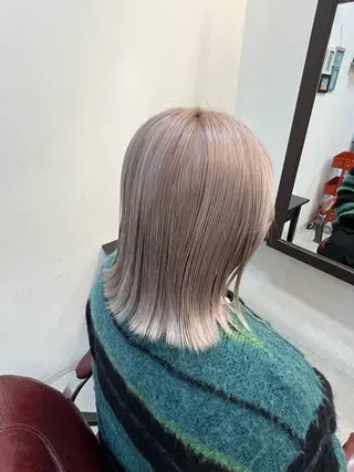 ミディアム カラー 吉岡 なみのヘアスタイル