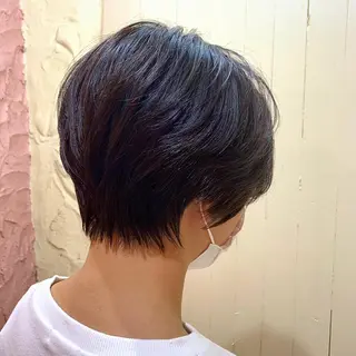 ショート ⭐️透け感カラー /齊藤容史⭐️のヘアスタイル