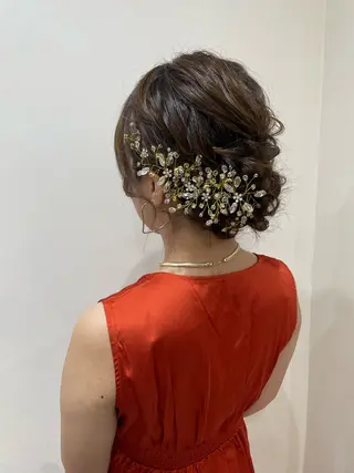 ロング 韓国風パーマ/ヘア セット/店長みづきのヘアスタイル