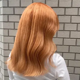 セミロング カラー FERIA梅田🖤 透明感カラー🎀のヘアスタイル