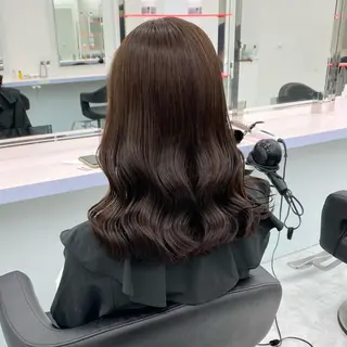 ロング カラー 💕コテ巻き風パーマ 💕KEIYA 💕のヘアスタイル