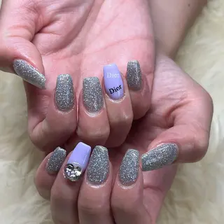セミロング 💜MIYA nail川崎店のネイルデザイン