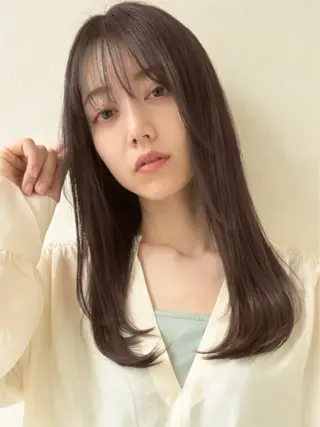 セミロング 中尾 俊輔のヘアスタイル