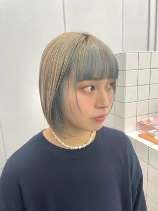 ショート カラー 関 京磨のヘアスタイル