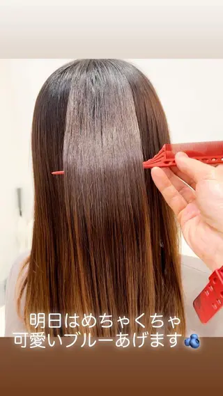 セミロング カラー パーマ ヘアアレンジ メンズ キッズ ネイル マツエク・マツパ アイブロウ 堀井 凌平のヘアスタイル