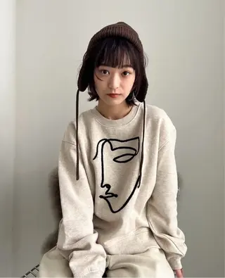 カラー H 髪質改善女性専用 沖縄所属・兼元 李子のヘアスタイル