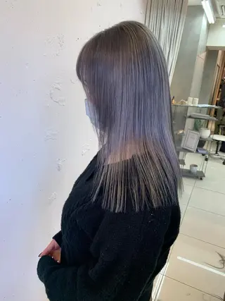 セミロング カラー raika .のヘアスタイル