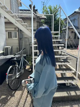 ミディアム ブリーチ屋さん/ブリ ーチ矯正🫧あずみのヘアスタイル