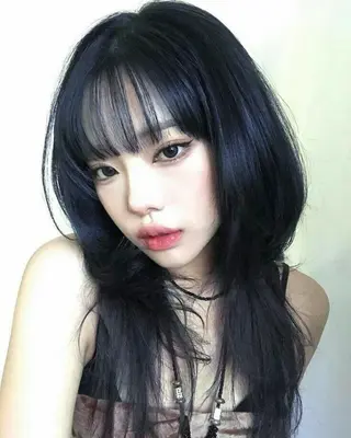 ロング カラー 🤍ྀི透ける寒色 Cocoa🤍ྀིのヘアスタイル