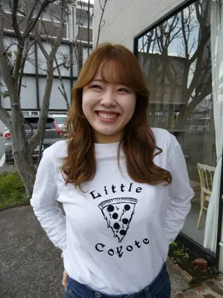 ロング カラー 笹原 叶のヘアスタイル