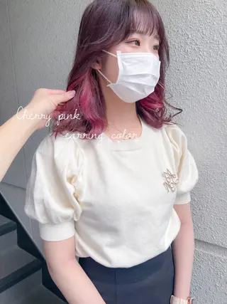 ミディアム カラー カラーパティシエ facce🌼ikoのヘアスタイル