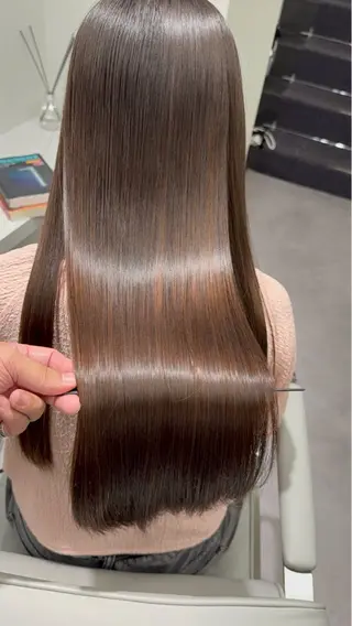 ロング パーマ 名古屋レイヤーカット 藤原崇裕のヘアスタイル