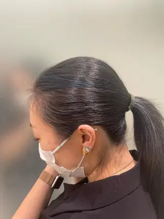 ロング カラー JEAN CLAUDE BIGUINE 横浜ベイクォーター店所属・Koharu 髪質改善カラーのヘアスタイル