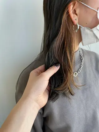 ミディアム カラー ベージュカラー🤎 鈴木サトミのヘアスタイル