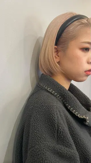 ショート カラー ヘアアレンジ 💐ナチュラルヘア Kroda💐のヘアスタイル