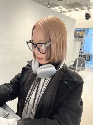 セミロング カラー HARU//原宿🤍 リピート率NO.1のヘアスタイル