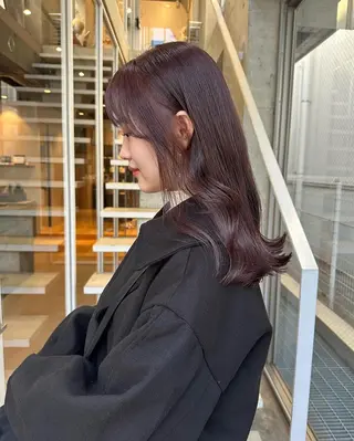 ロング 🎀韓国/艶髪/暗髪 🎀 柚月🫧立川駅のヘアスタイル