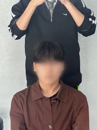 パーマ メンズ 梅田/パーマ/ 韓国メンズヘア/ハタのヘアスタイル