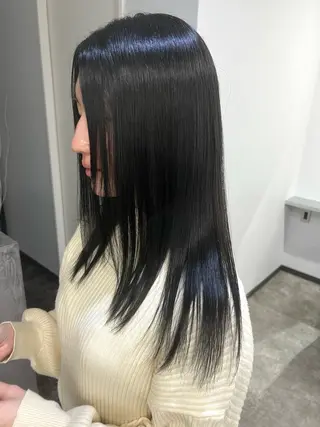 セミロング 宮城 萌のヘアスタイル