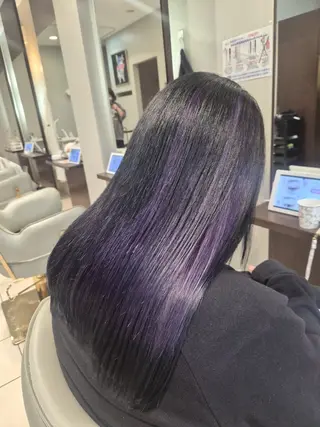 セミロング カラー Miyavi/カラー ショートボブのヘアスタイル