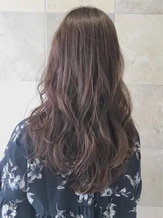 セミロング カラー カット／メンズカット 藤田麻衣のヘアスタイル