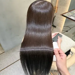 ロング カラー 縮毛矯正/ 髪質改善/浅見拓哉のヘアスタイル