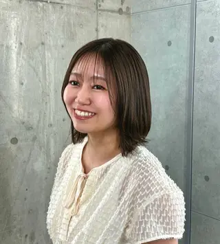 ミディアム カラー ドアベルヘアリビング所属・加藤志保 🎗️🫧モデル募集のヘアスタイル