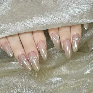 ネイル By moonネイル 🌷ワンホン/韓国風のネイルデザイン