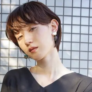 ショート カラー 新井 希実 SOUPLE.のヘアスタイル