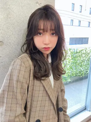 ミディアム 大人可愛いレイヤー 大田のヘアスタイル