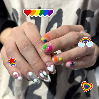 ショート 小川 柚香のネイルデザイン