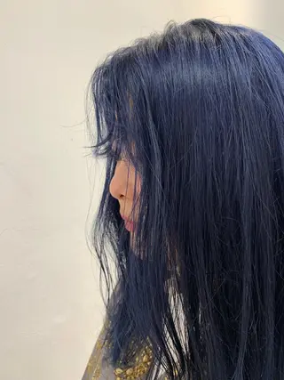 ミディアム カラー ヘアアレンジ THE./ブリーチ 透感カラー/髪質改善のヘアスタイル