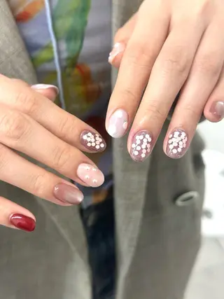 ネイル 𝐦𝐢𝐲𝐮/韓 国𝐲𝟐𝐤ネイルのネイルデザイン