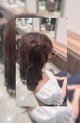 ヘアアレンジ 🫧ヘアアレンジ🎀 ウガジン💞🪄のヘアスタイル