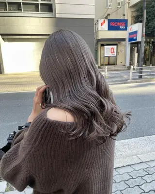 ロング カラー yohaku所属・yohaku misakiのヘアスタイル