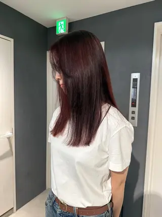 ロング カラー 堀江/韓国・透明感 カラー/みずき🐩のヘアスタイル
