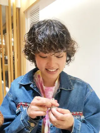 ショート パーマ 似合わせカット🫧 /パーマRINAのヘアスタイル