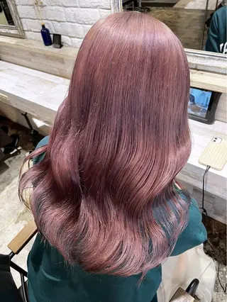 ロング カラー ハイトーン/韓国風/ 艶髪/吉祥寺のヘアスタイル