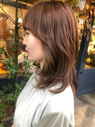 ミディアム Salo所属・Saloクルミ/ パーマモデル☁️のヘアスタイル