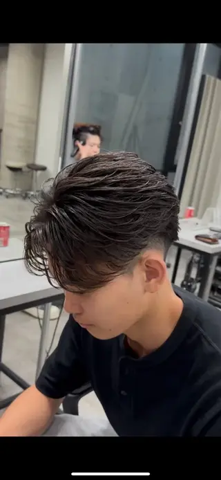 ミディアム メンズ era本店所属・笹尾 陸/era本店 メンズ美容師のヘアスタイル