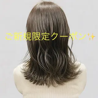 ミディアム The Apartment of Solon Citta 船橋609所属・髪質改善/縮毛矯正/ 美髪/個室/ハラのヘアスタイル