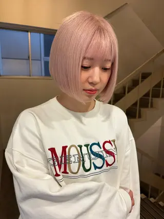 ショート カラー GO TO DAY SHAIRE SALON SHIBUYA SOL所属・半個室サロン 早坂僚太のヘアスタイル