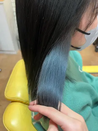 ミディアム カラー ヘアアレンジ hair  bh.maara所属・bh.maara デザイン／ハイトーンのヘアスタイル